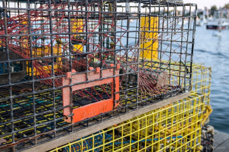 12 Marthas Vineyard - Edgartown - Lobster Traps on Wharf