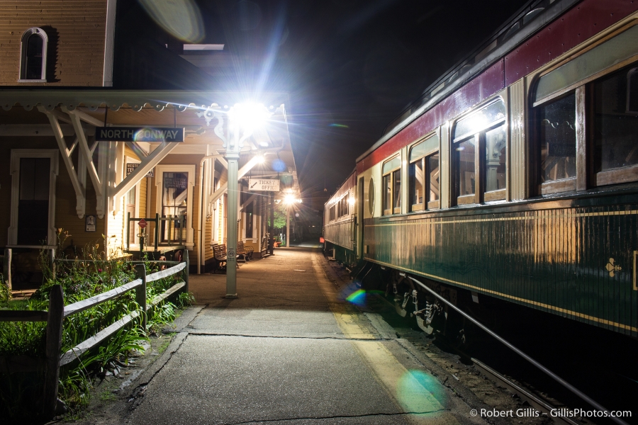 12 Conway Scenic Railroad  at Night