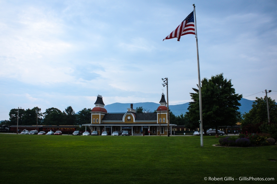 18 Conway Scenic Railroad  - Flag