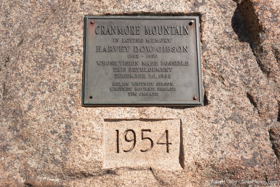 19 Cranmore - Gibson Memorial Plaque and Rock