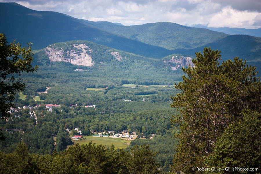 21 Cranmore - View From The Summit - White Horse Ledge and Cathedral Ledge