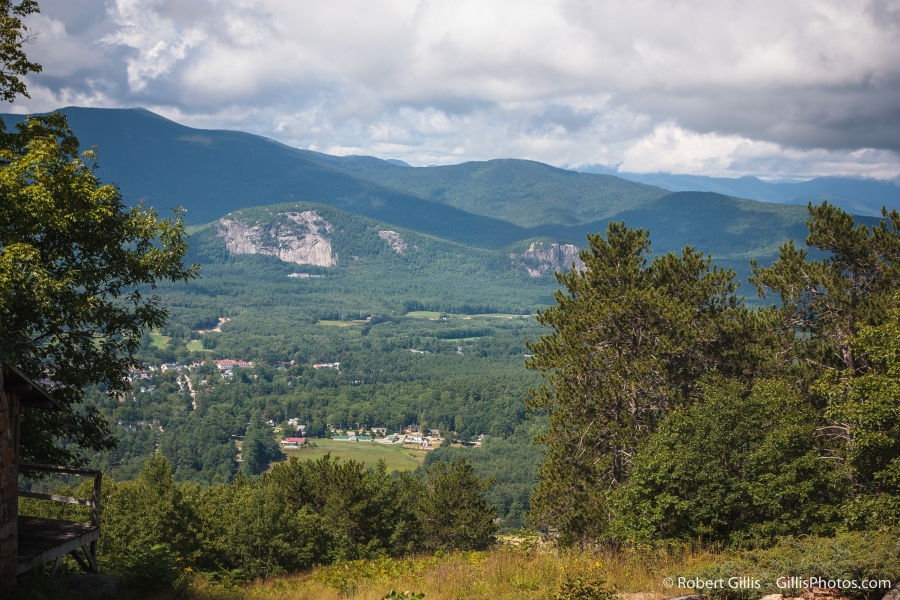 22 Cranmore - View From The Summit - White Horse Ledge and Cathedral Ledge