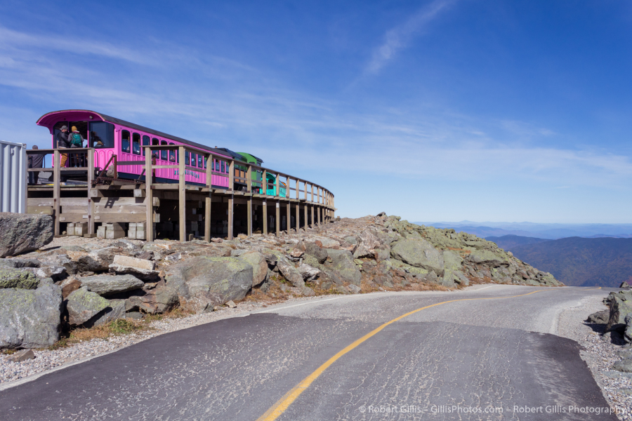 50 Cog Railway Train At Mount Washington Summit