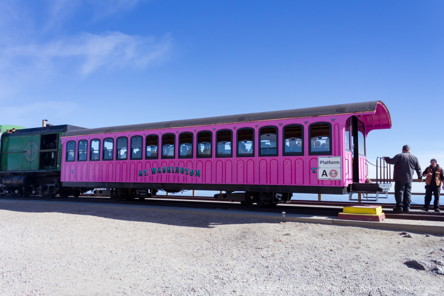 53 Cog Railway Train At Mount Washington Summit