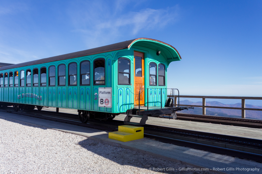 56 Cog Railway Train At Mount Washington Summit