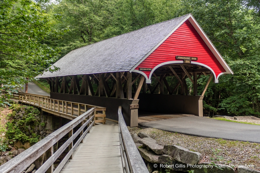 402 Franconia - The Flume - Pemigetwasset River Covered Bridge 402 Franconia - The Flume - Pemigetwasset River Covered Bridge