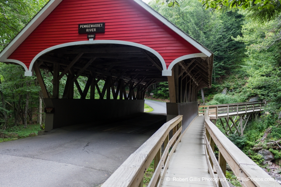 404 Franconia - The Flume - Pemigetwasset River Covered Bridge 404 Franconia - The Flume - Pemigetwasset River Covered Bridge