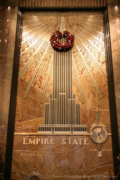 01 NY Xmas -  Empire State Building Christmas
