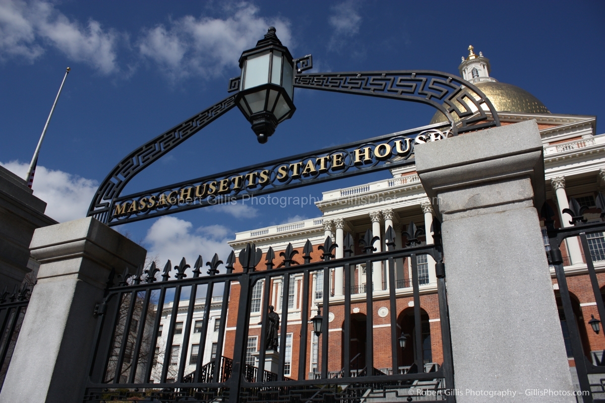 01 Massachusetts State House Entrance