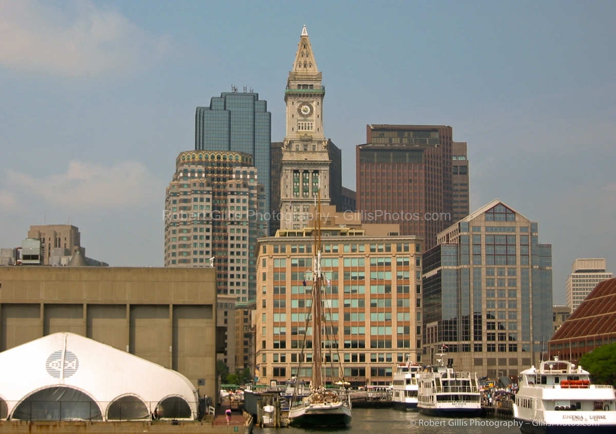09 Boston Skyline - Boston From the Harbor