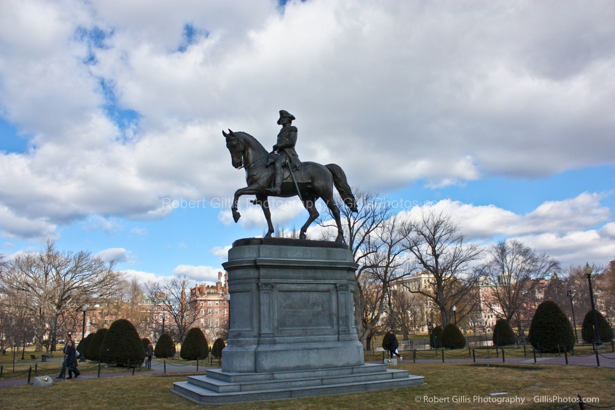 19 Boston Public Garden - George Washington Horse