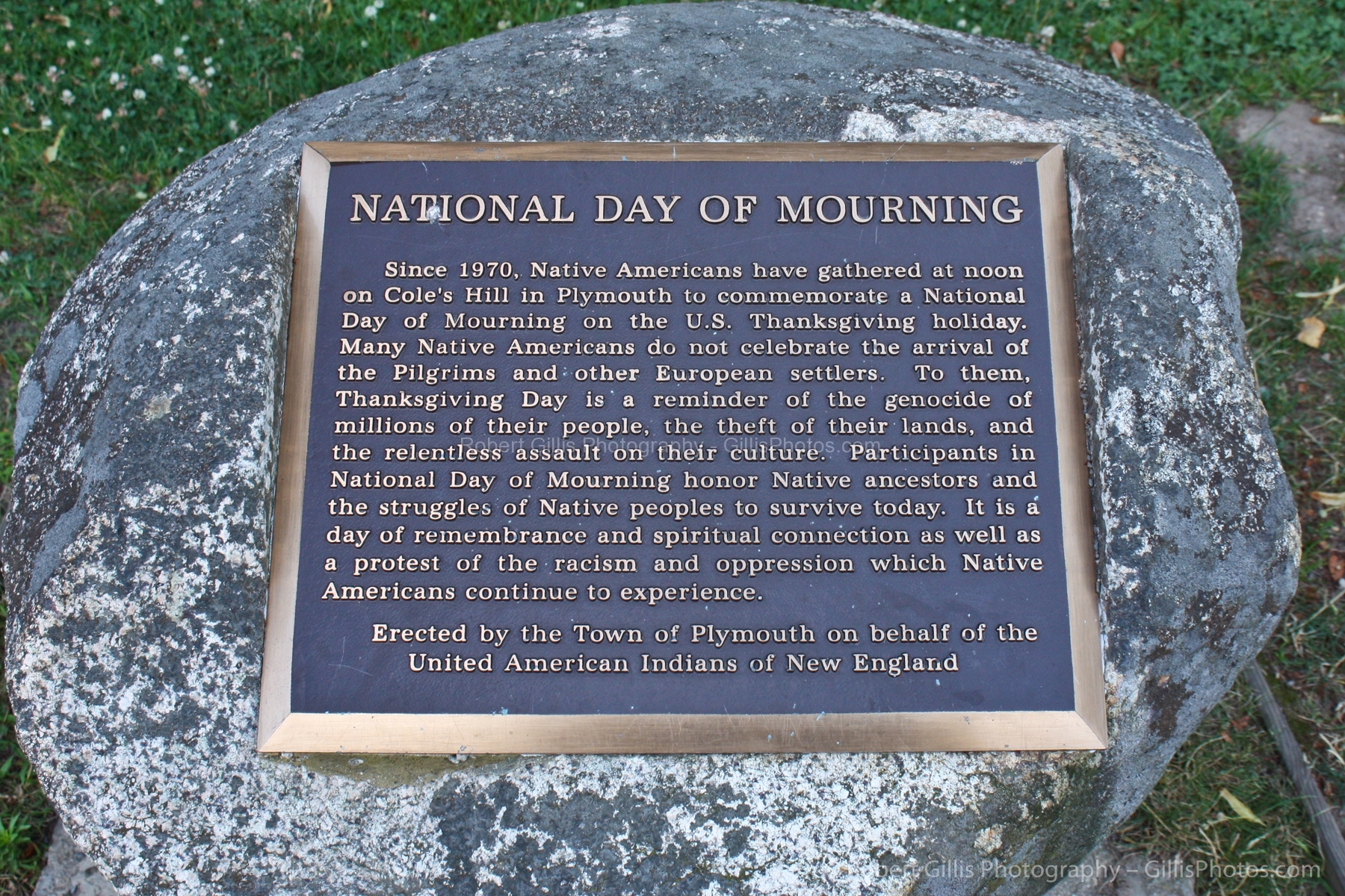 35 Plymouth - Thanksgiving Day of Mourning