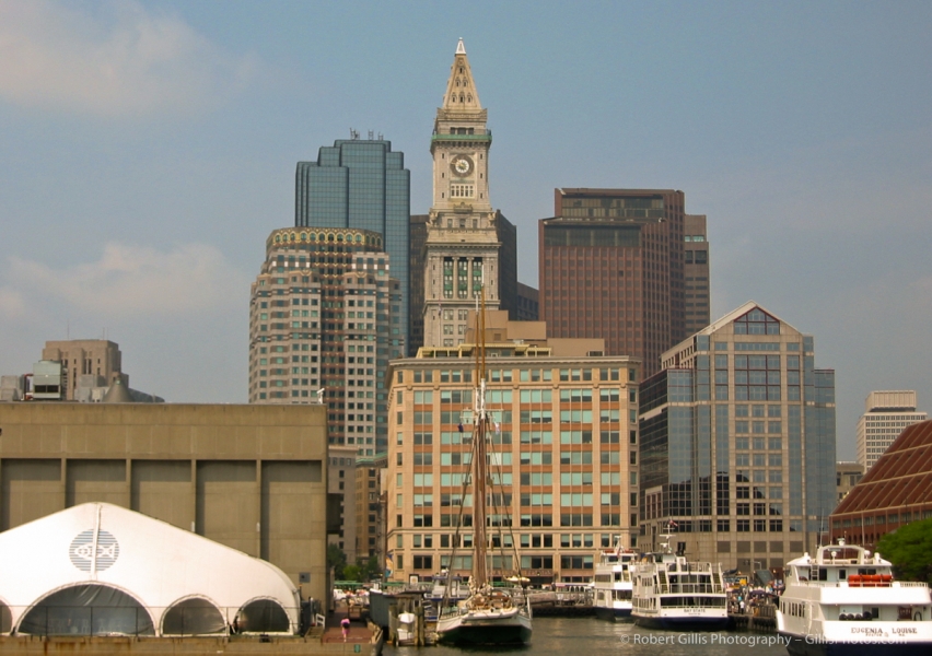 09 Boston Skyline - Boston From the Harbor