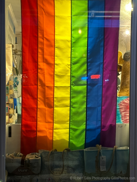 124 Provincetown - Pride Flag - Night