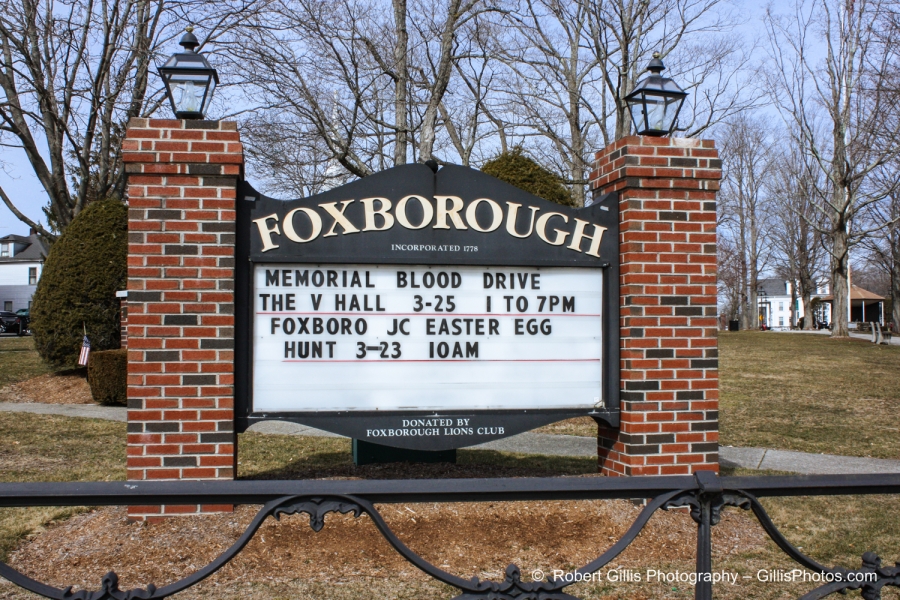 17 Foxboro - Foxboro Lions Sign - Easter Egg Hunt