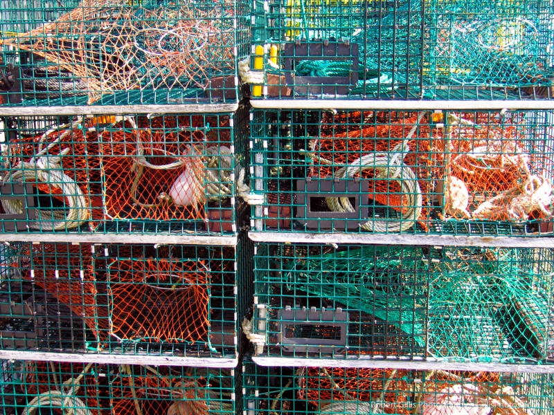 34 Bass Harbor Dock And Lobster Traps