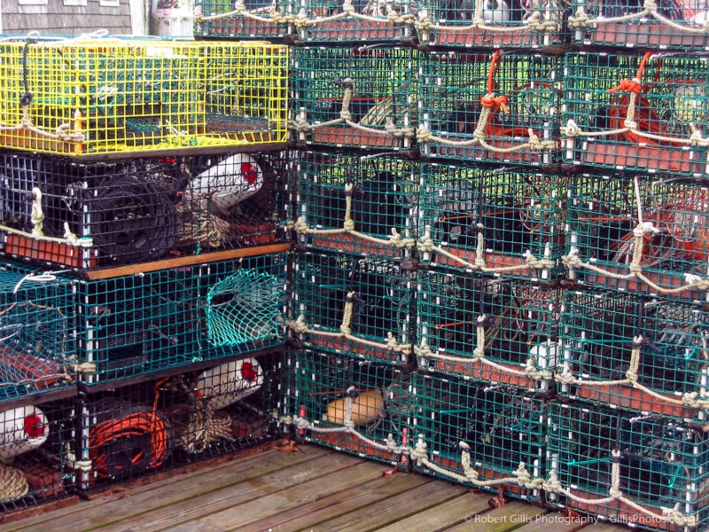 36 Bass Harbor Dock And Lobster Traps