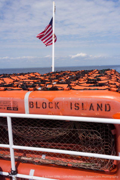 025-Block-Island-RI-Life-Boats-and-Ferry-American-Flag